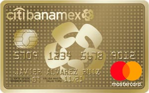 Tarjeta de crédito oro de Citibanamex