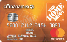 Tarjeta de crédito Home Depot de Citibanamex