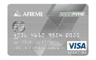 Tarjeta de Crédito Socio PyME