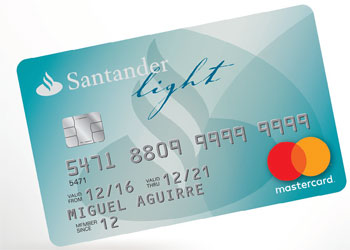 Tarjeta de crédito Santander Light