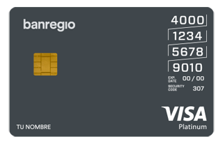 Tarjeta de crédito Platinum
